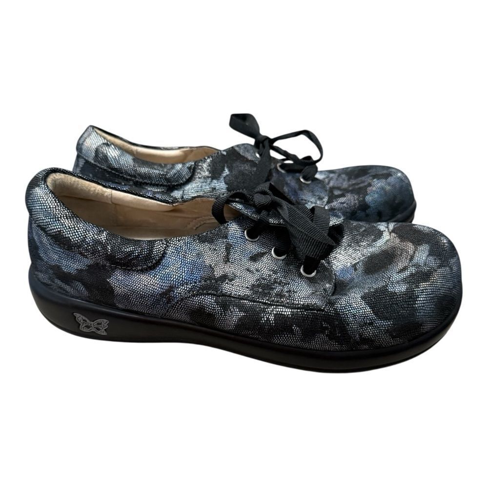 Alegria Women Shoe Kim-420 Stone Roses Size 40M blue black 9.5-10 US sizing